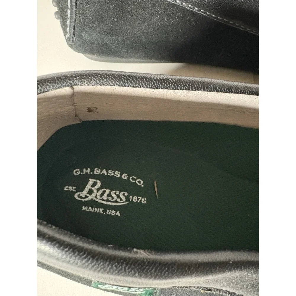 Men's G. H.  Bass Fitzgerald Shoes Black Penny Loafers  Size 10